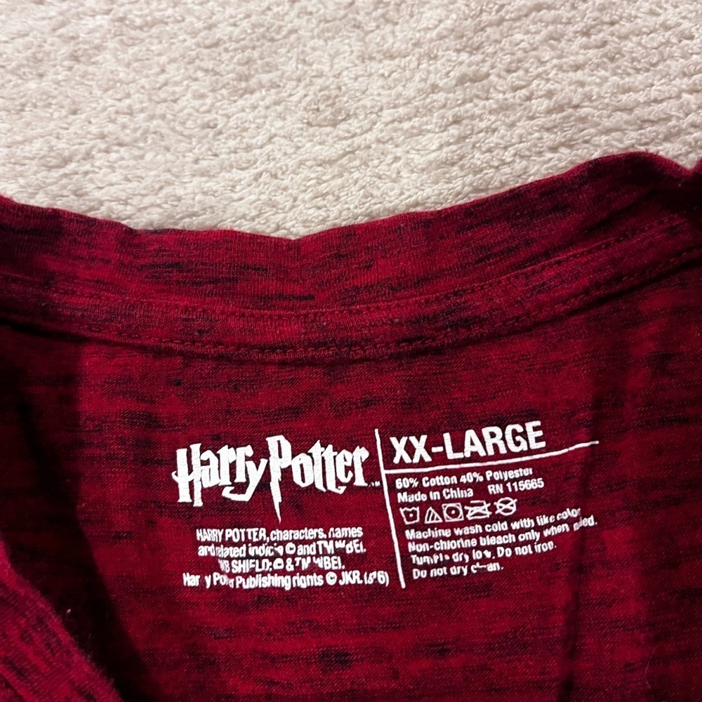 Harry Potter Gryffindor XX-Large Short Sleeve T-Shirt - Picture 3 of 3
